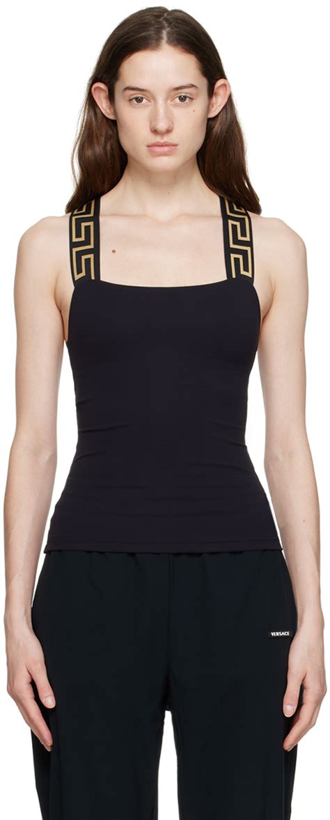 black versace tank|VERSACE Tank Top in Black .